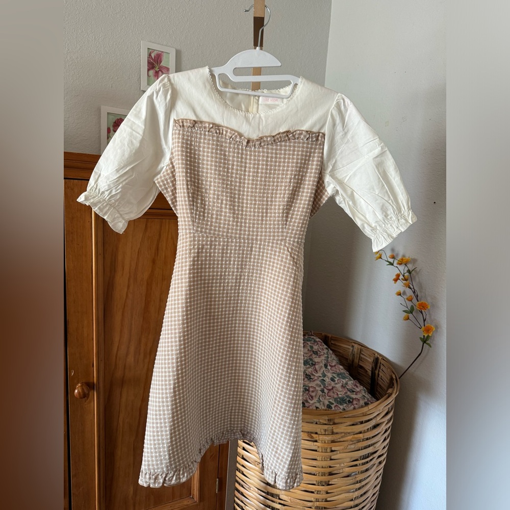 Liz Lisa size small plaid dress, NWOT